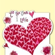 Valentines Card - For One I Love