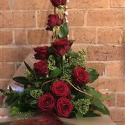 Red Roses By Arrangement