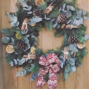 Cinnamon &amp; Orange Slice Wreath