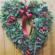 Heart Christmas Wreath