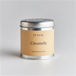St Eval Citronella Scented Tin Candle