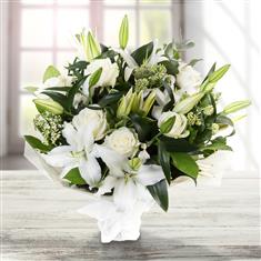 White Lilies &amp; Roses