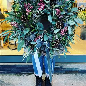 Christmas at Balmoral Fresh Door Wreath