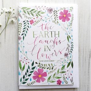 Eleri Haf The Earth Laughs In Flowers Card