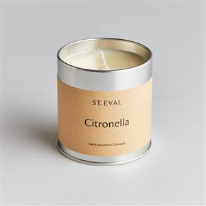 St Eval Citronella Scented Tin Candle NATIONAL DELIVERY