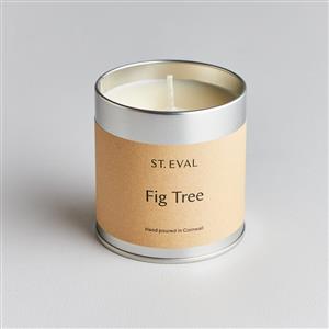 St Eval Fig Tree Scented Tin Candle NATIONAL DELIVERY