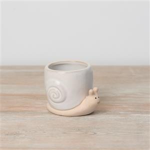 Ceramic Snail Plant Pot