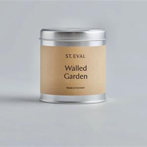 St Eval Walled Garden Scented Tin Candle NATIONAL DELIVERY