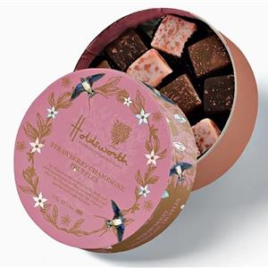 Holdsworth Strawberry Champagne Truffles 170g