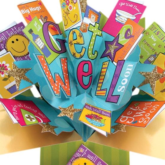 Pop Up Card - Get Well Soon